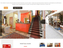 Tablet Screenshot of hotelsuezjesolo.com